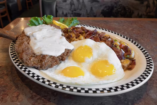 Black Bear Diner signature dishes Bear’s Choice
The Grizz
Bigfoot Chicken Fried Steak & Eggs